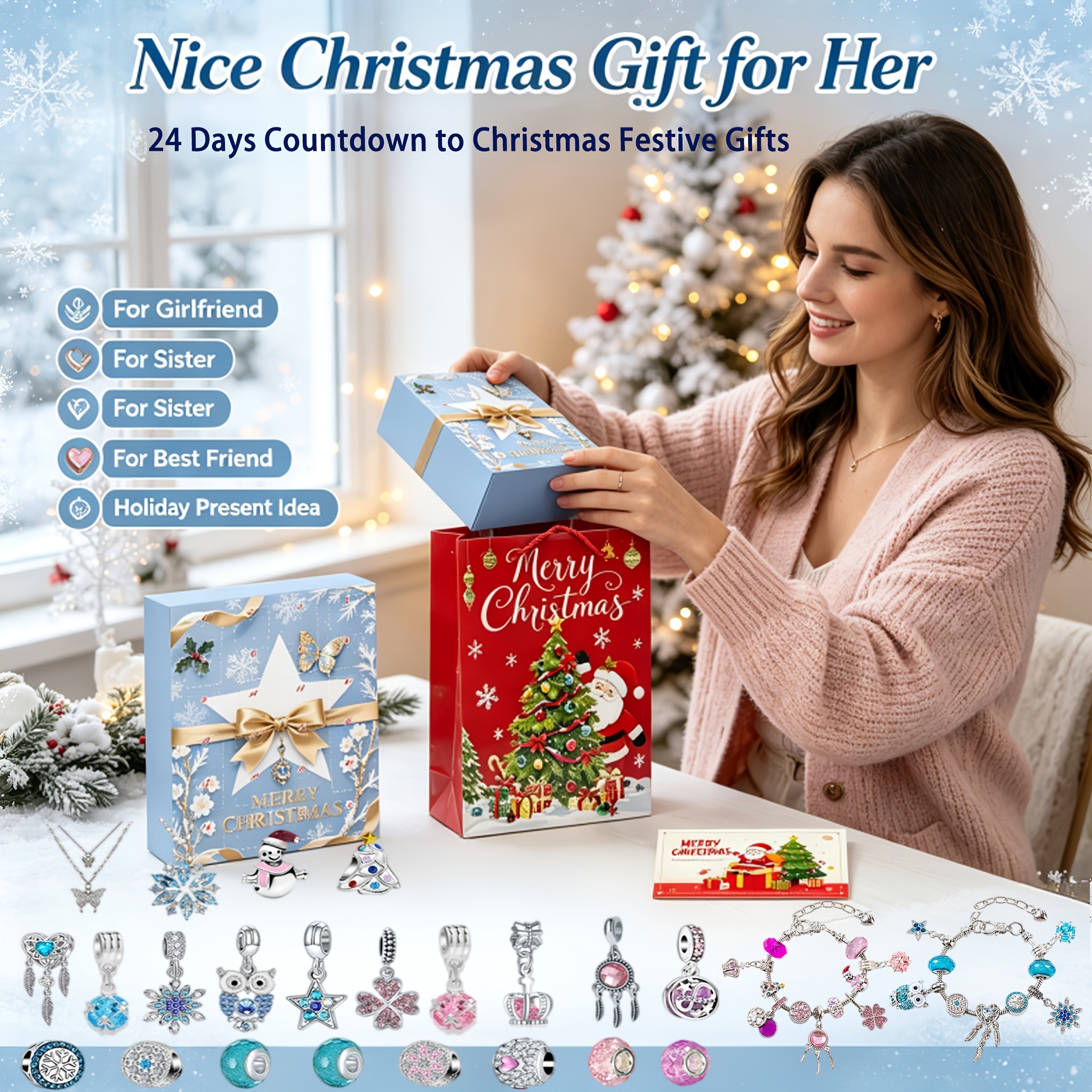 2026 Advent Calendar - 24-Slot Christmas Countdown Gift